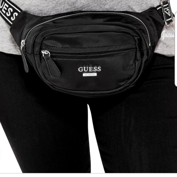 Guess Handbags - GUESS MCGILLMINI BAG RED NYLON HIP PACK FANNY PACK